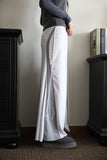 Color matching terry long skirt