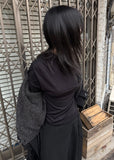 SHIRRING POLA TOP