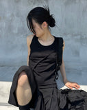 LAYERED STRAP SLEEVELESS