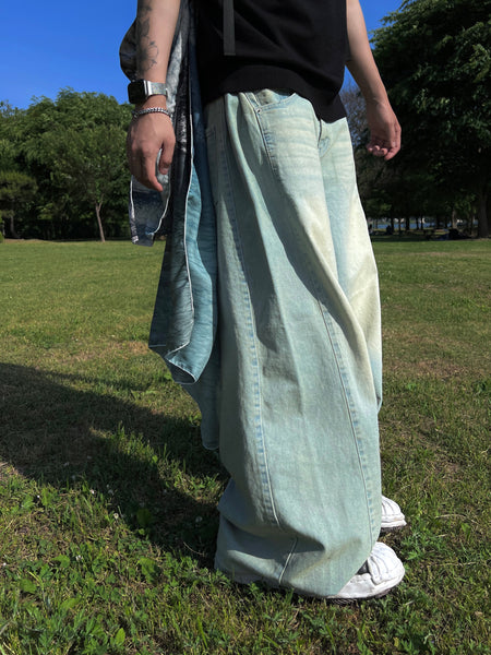 【DISCERNMENT】Used Snap Balloon Denim PT DISCERNMENT (ディーサーメント) - ユーズドスナップバルーン