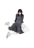 SHIRRING LONG SLEEVE