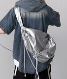 Glossy Nylon String Bag