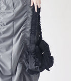 Leah Canvas Frill Shoulder Bag