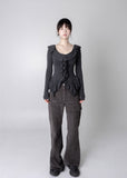 ROPE FRILL TOP