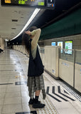RAW CHECK SKIRT