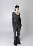 ROPE FRILL TOP