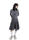 SHIRRING LONG SLEEVE