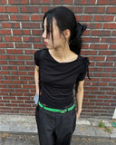 LAYERED GOLGE HALF T