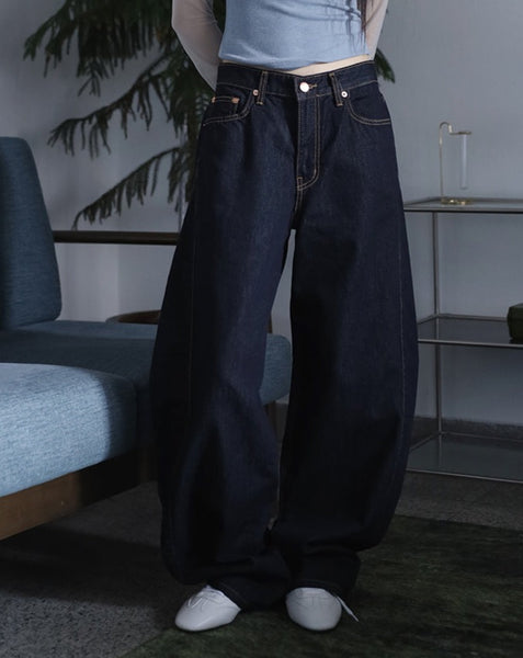 【COLOR iN ID】Non-fade line denim pants COLOR iN ID(カラーインアイディー) - ノンフェードラインデニム