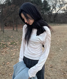 SHIRRING POLA TOP