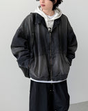 Aging Trucker Denim Jacket