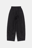Aegis pin-tuck nylon balloon wide pants