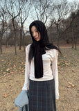 SHIRRING POLA TOP