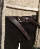 2WAY LAYERED COWHIDE LEATHER BELT