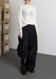 SEE-THROUGH HALF LONG SLEEVE