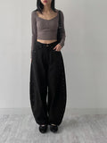 316 Rivet Balloon Wide Pants