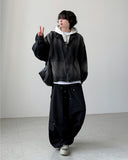 Aging Trucker Denim Jacket