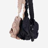 Leah Canvas Frill Shoulder Bag