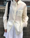 AIRY SHEER SHIRT