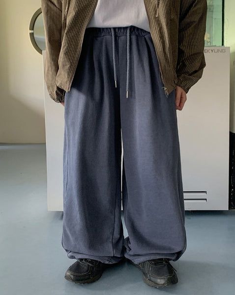 【BAON】Tokui Banding Jogger Pants BAON (バオン) - コクニピグメントワイドバンディングジョガー
