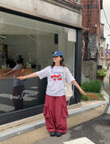 Friendy Tomato Printing Short Sleeve Tee