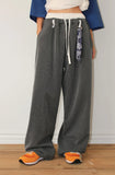 DOUBLE WAIST STRIPE SLACKS