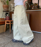 Himiro Basic Cotton Wide Pants
