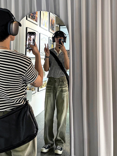 COSYHARU (コシハル) - アイコンウォッシングワイドデニム COSYHARU (コシハル) - アイコンウォッシングワイドデニム