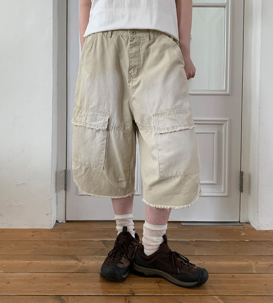 【SATIIIZ】Regard Bermuda Cargo Pants Cargo SATiiiZ(サティーズ) - 海外通販のBUYMA