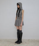 Hooded High Neck Dress