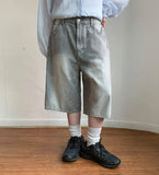 Gochen Carpenter Denim Bermuda Pants