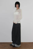 (WOOL) SKIN TENCEL LONGSLEEVE