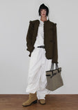GOLGI HOODED HENLEY KNIT