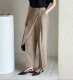 Ronlid One Tuck Wide Straight Pants