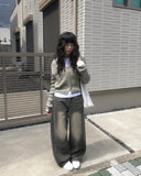 Heri V Ribbed Knit Cardigan