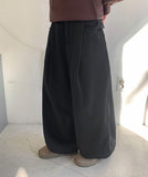 Torrich Pin Tuck Cotton Wide Pants