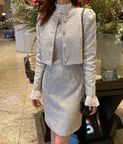 Kisuel Puff Tweed Jacket