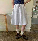 Hell Track Lace Banding Bermuda Pants