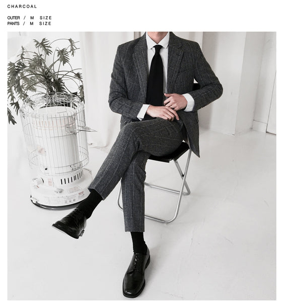 modernif (モダンイフ) - マイルドチェックスーツセット / mild