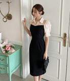 Noiren Color Scheme Collar One Piece