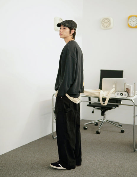 [JEMUT]24FW★韓国人気★VAIN FATIGUE CARPENTER BANDING PANTS JEMUT]24FW☆韓国人気☆VAIN FATIGUE CARPENTER BANDING PANTS