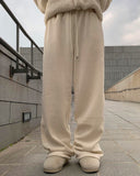 Sada corduroy corduroy string wide pants