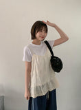 Trel Flower Lace Sleeveless Blouse