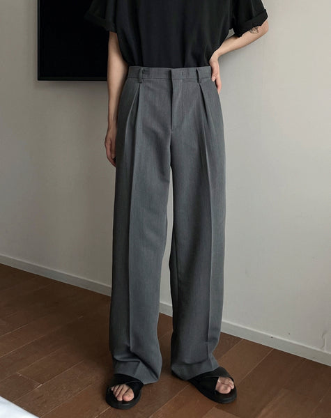 【COSYHARU】autumn Norton Semi-Wide Good Fit Slacks COSYHARU (コシハル) - オータムノートンセミワイドグッド