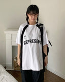 Dup Sporty Printing Short Sleeve Tee