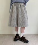 Viewten Banding Dot Bermuda Pants