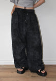 SMOKY WASH PARACHUTE PANTS