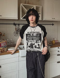 Age Raglan overfit short sleeve t-shirt