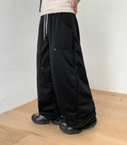Yank Rivet Banding Wide Pants