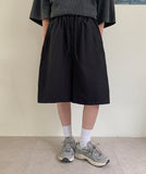 Gitto Summer Slacks Banding Bermuda Pants